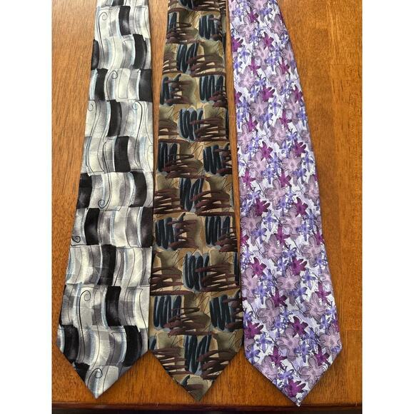 J. Garcia Other - Vintage Jerry Garcia J. Garcia Psychedelic Grateful Dead Lot Of 3 abstract Ties